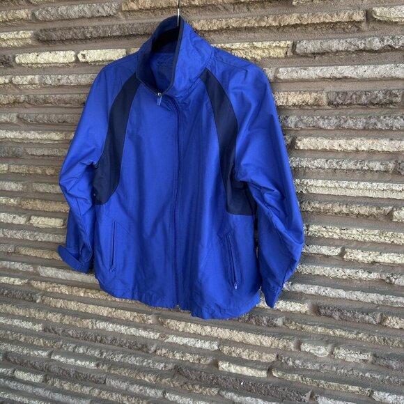 Tek Gear Women's Vintage Blue Track Jacket Size Large - Picture 5 of 7